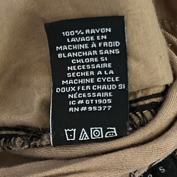 Sanctuary Lightweight Utility Reptile Snake Print Crop Pant Straight Leg Brown S - Picture 10 of 10